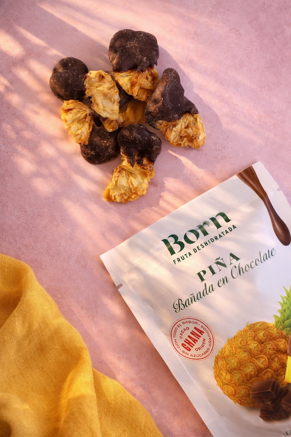 PIÑA ECO CON CHOCOLATE NEGRO | PACK 6 × 40g