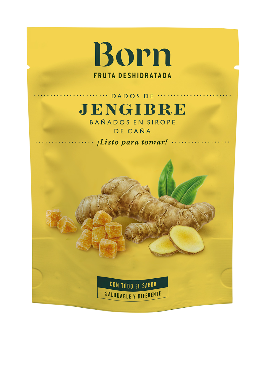 JENGIBRE EN DADOS | PACK 6 × 80g