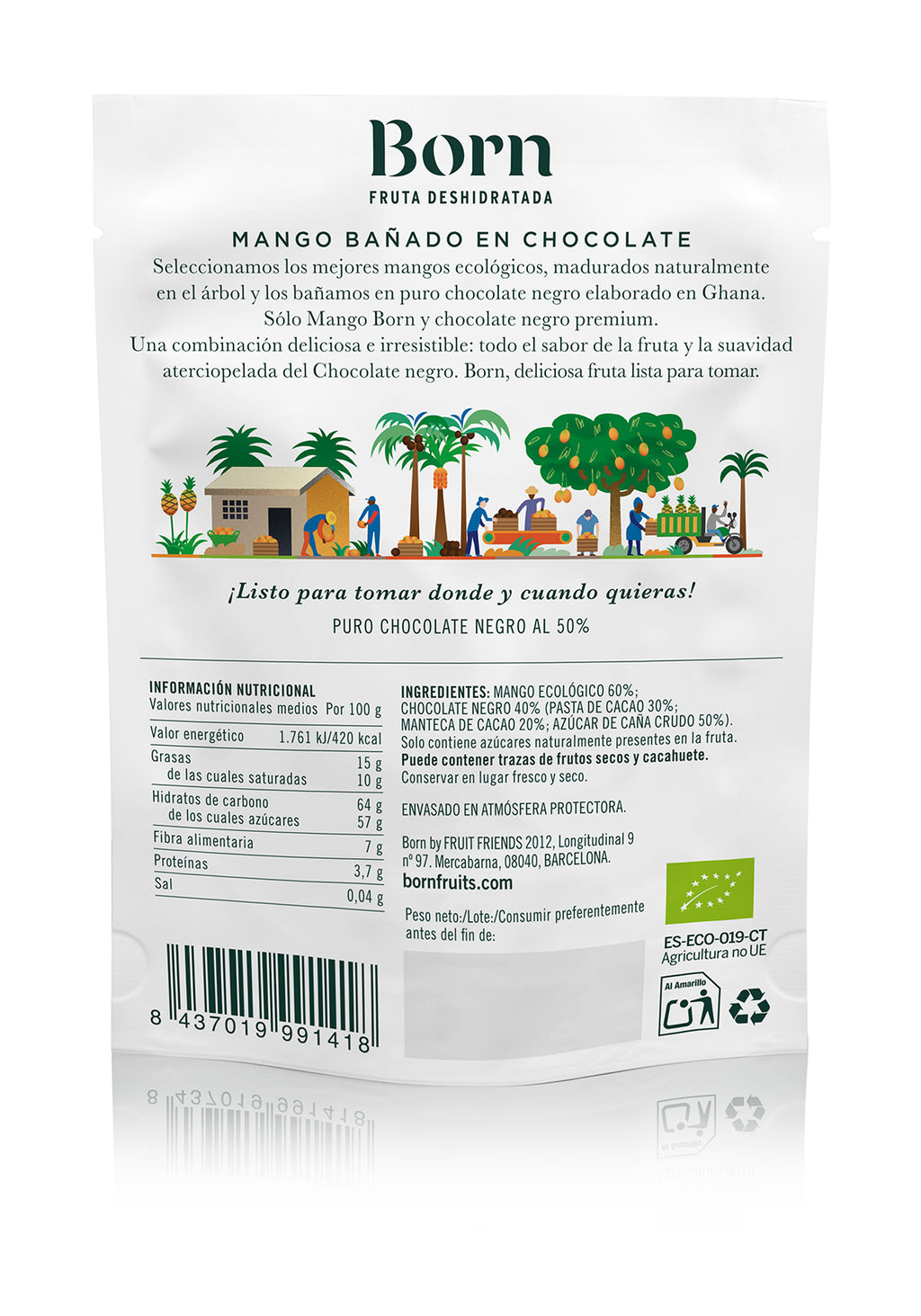 MANGO ECO AMB XOCOLATA NEGRA | PACK 6×40g
