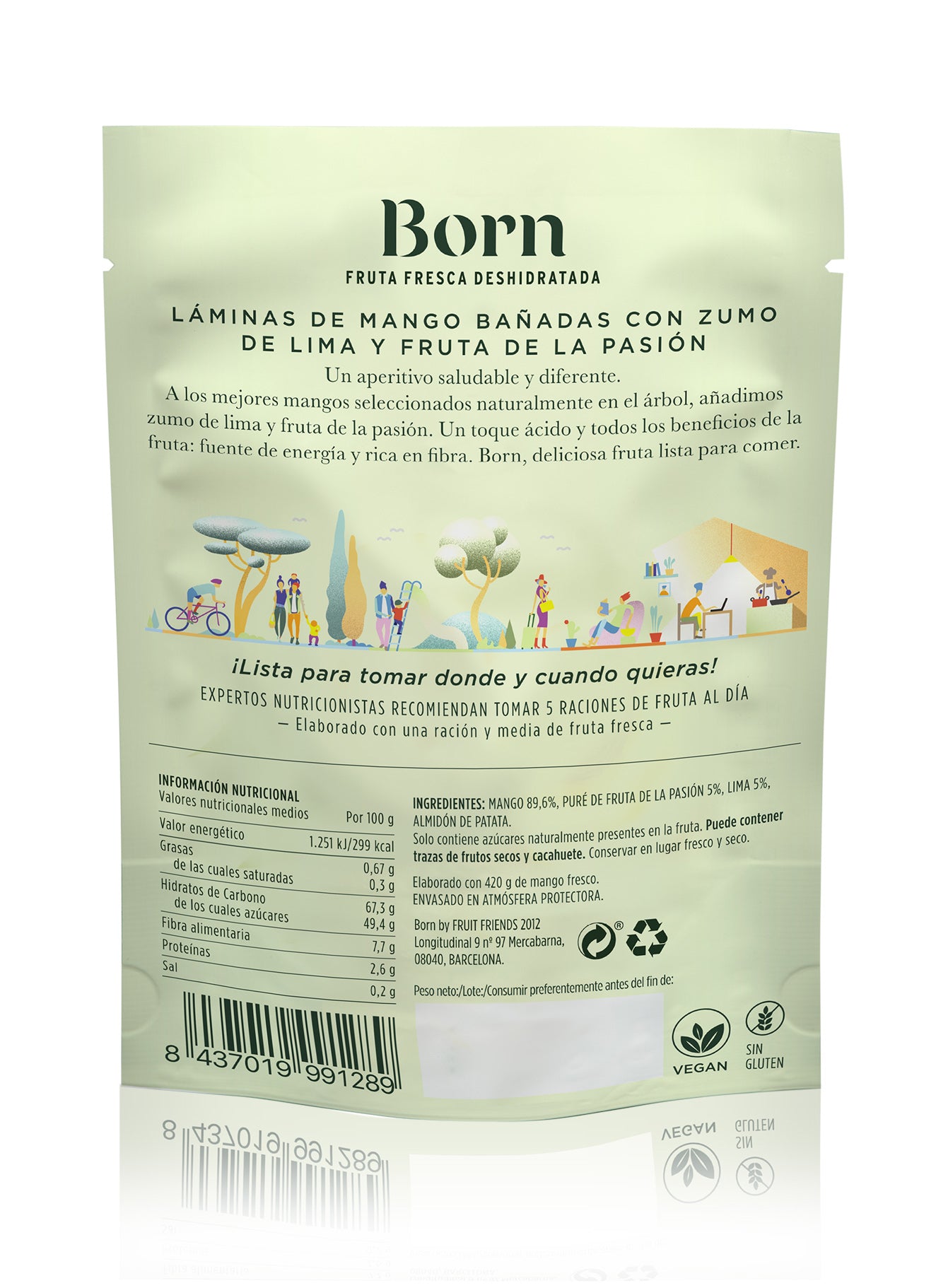 MANGO CON LIMA | PACK 6 × 40g