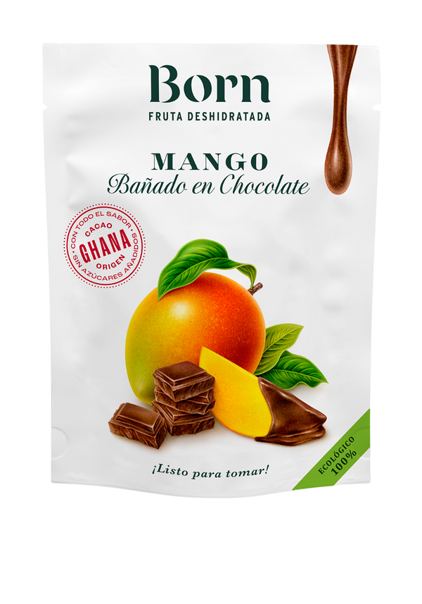 MANGO ECO CON CHOCOLATE NEGRO | PACK 6 × 40g