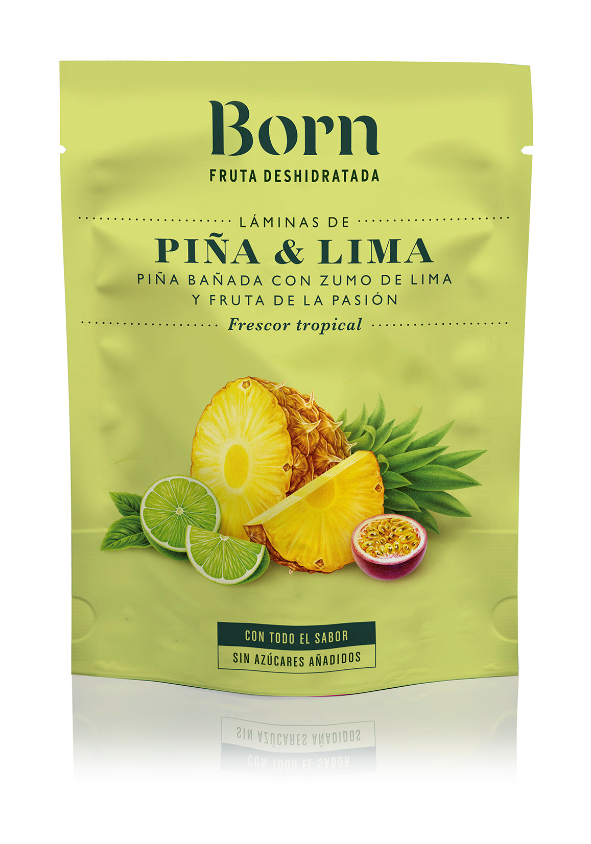 PIÑA ECO CON LIMA | PACK 6 × 40g – Born Fruits - Soft dried fruits